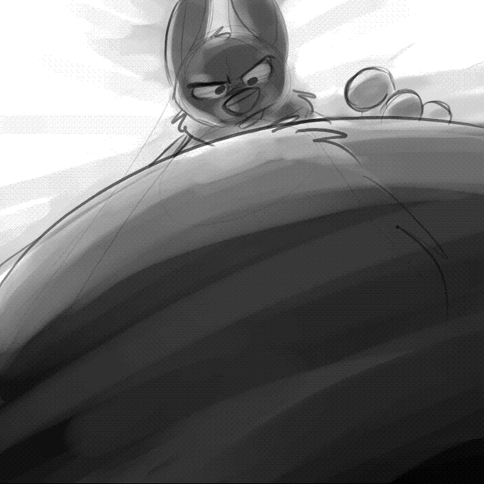 spiderdasquirrel:  Arito’s not all to happy being made large and fat 
