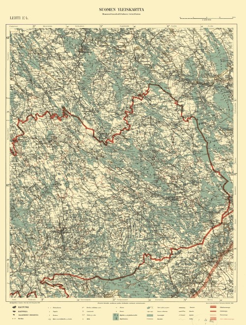 xoverit:1940 maps of Finland showing territories lost to the Soviet Union due to the Winter War.