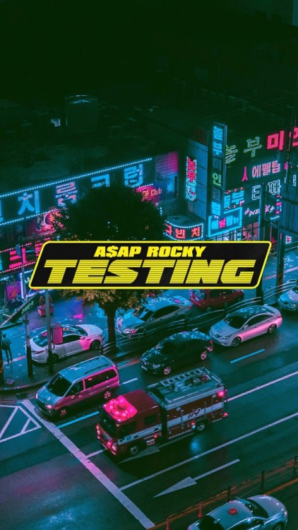 trapwords - A$AP Rocky testing album art