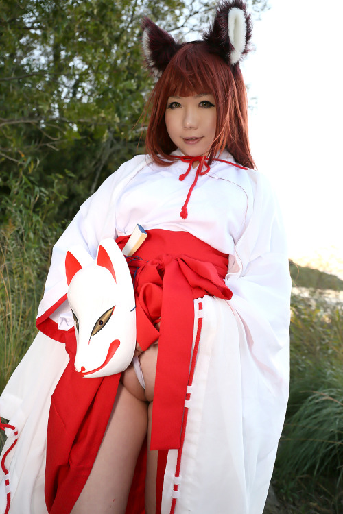 Cute Cosplay GIrl Higurashi Rin (Kitsune-Chan 3) 1-15