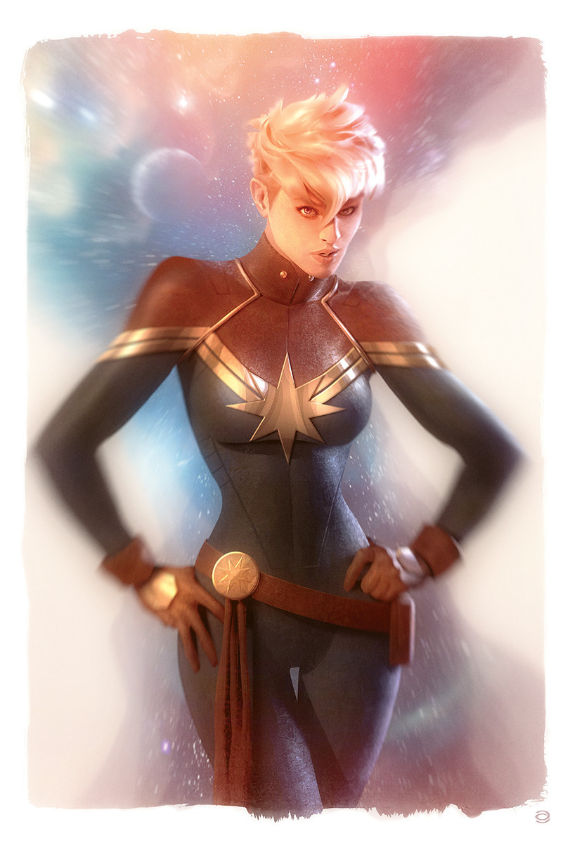 quarkmaster:   Captain Marvel     Alex Garner   