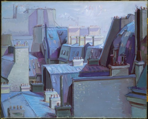 Porn photo fleurdulys:  Blue Roofs - Jean Helion 1958