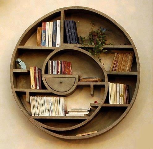 bluepueblo:  Circular Bookshelf, San Francisco photo via cierra 
