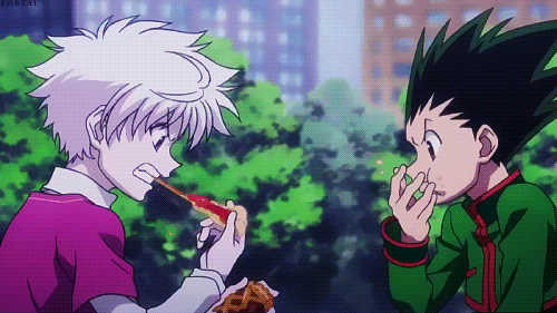 These two are so cute when it comes to food