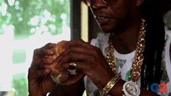 gq:  Happy National Hamburger Day!Here is 2 Chainz eating the world’s most expensive burger. Watch the whole video here. 