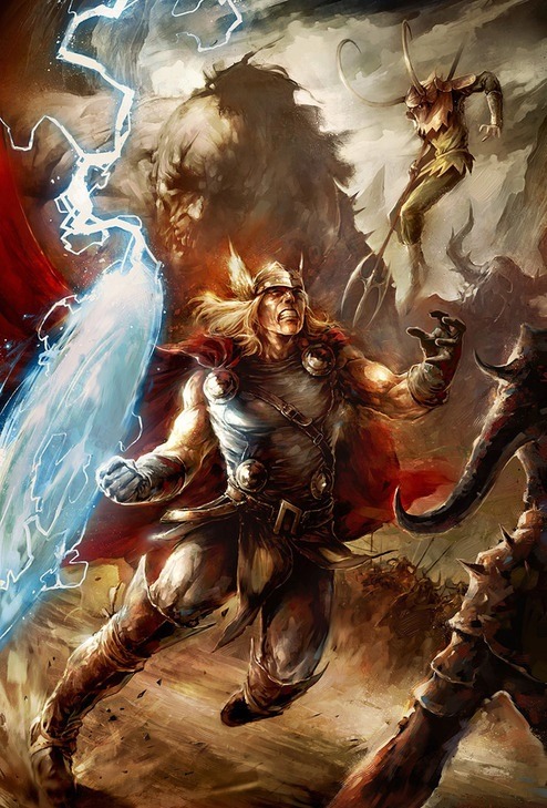 extraordinarycomics:  Avengers by Blaž Porenta.