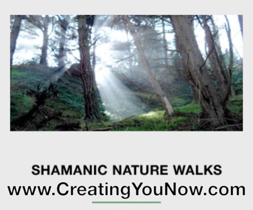 SHAMANIC INTUITIVE NATURE WALK Getting outside and being in nature can be a healing experience in an