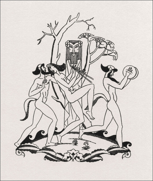 Illustration from Daphnis and Chloe by John Austen (1931)