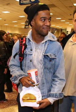 bathingbape:  orange soda in a water cup, Cudi is real