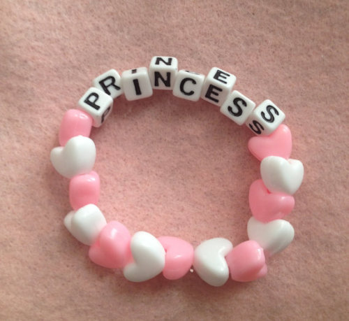 princess bracelet! buy here: etsy.com/shop/RadicalGirls