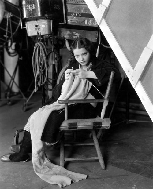 oldhollywoodpage:Sylvia Sidney on the set of Ladies of the Big House (1931)