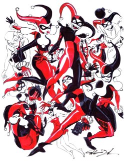 Fuckyeahgcs:  Xombiedirge:  Harley By Mindy Lee  All The Harley’s!! 