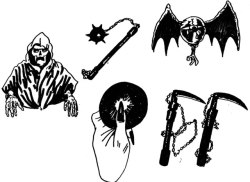 voidpile:drawings for some dorky dungeon master ass book my friend is making 