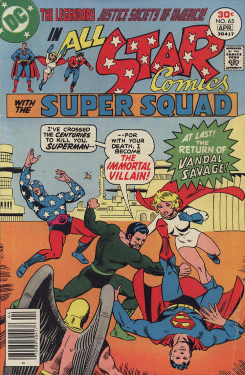 I think I would have bought this issue of ALL-STAR COMICS during the Christmas break–a new iss