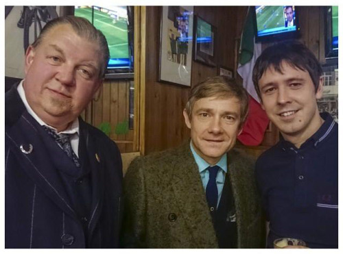 a-true-detective: Martin Freeman at Bar Italia discussing his work on the Tubby Hayes documentary wi