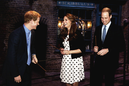 Porn photo  The Royal family playing with Harry Potter