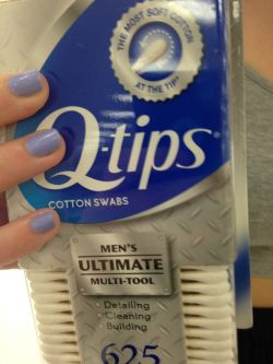 adverber:  xproblem-childx999:  cutebabe:  fuck regular q-tips i need some masculinity-tips   what… do you build.. with a qtip…  an empire 