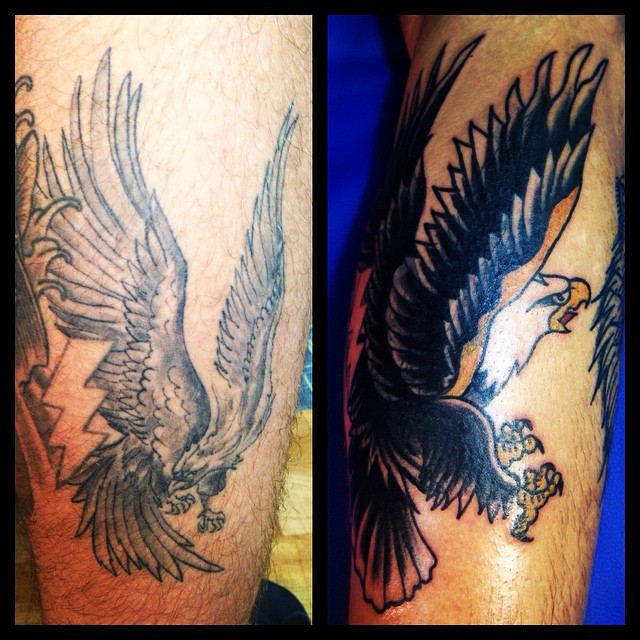 Coverup Tattoos by Brian Martinez at Masterpiece Tattoo