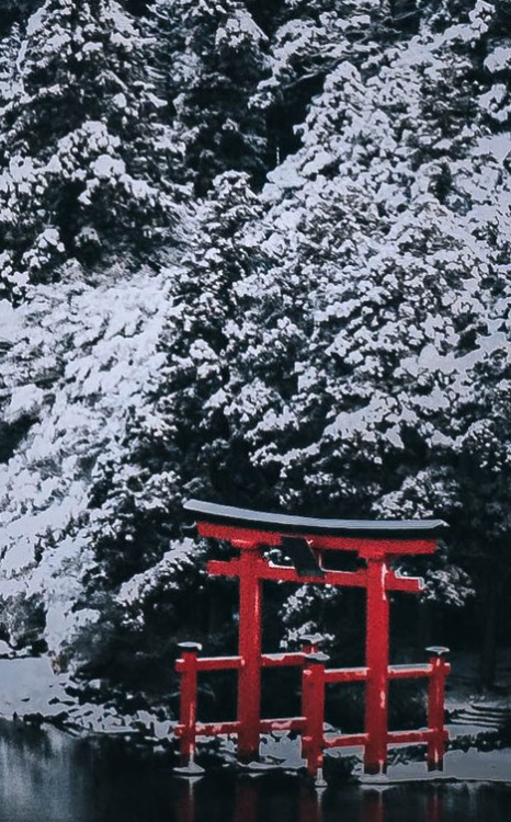 thekimonogallery: Hakone, with Mt Fuji in background. Photography by Hiroki.Nose@hirokingraphy