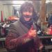 patroclusdefencesquad:blood covered hugh dancy bts of hannibal my beloved ❤️