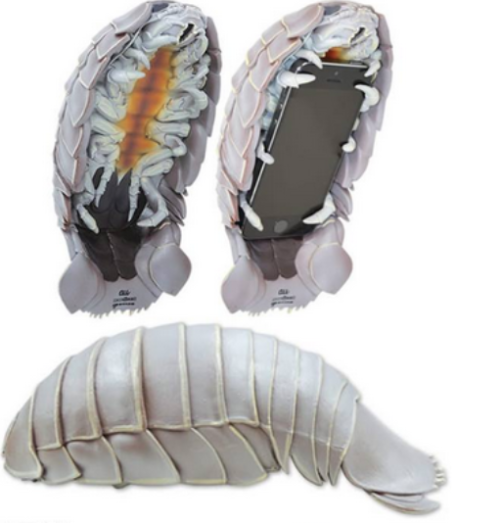 sixpenceee:A phone case that looks like a gigantic isopod. I have no words.