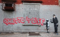 banksystreetart:  New by Banksy in South Bronx! 