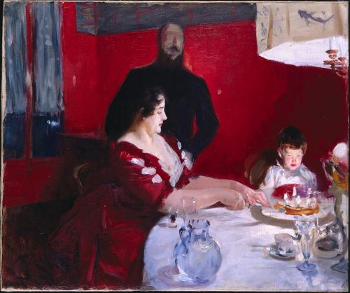 John Singer Sargent (American; 1856–1925)The Birthday (The family of French artists Albert Besnard a