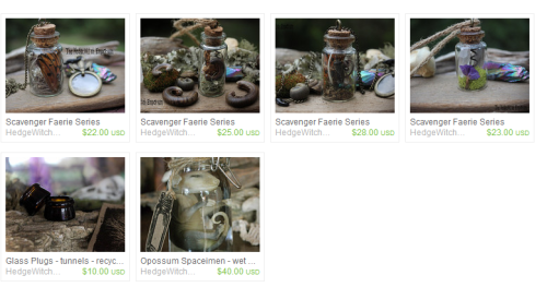 thehedgewitcheporium:  I’ve neglected my Etsy shop and other online activity for to long. I&rs