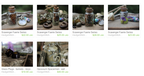 thehedgewitcheporium:I’ve neglected my Etsy shop and other online activity for to long. I&rs