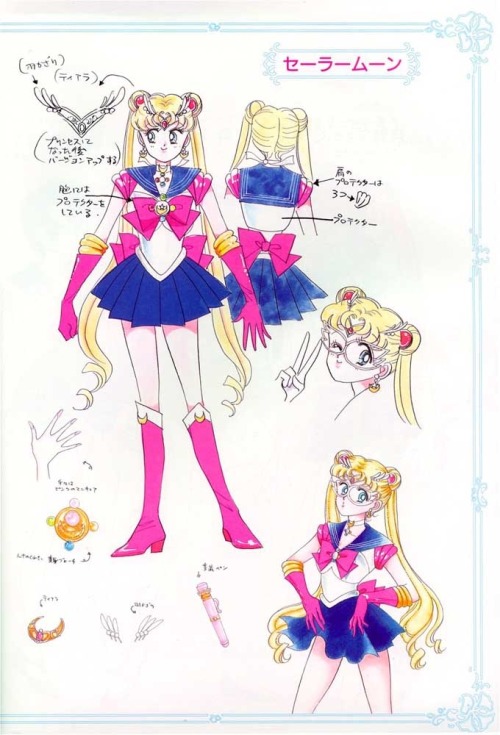 sailormoonartzine: coquettish-fayth:  The original Sailor Scout designs.  It’s weird, they look ridiculous, but I almost like these outfits better. It shows the personalities between all the characters, instead of all of them wearing the exact same