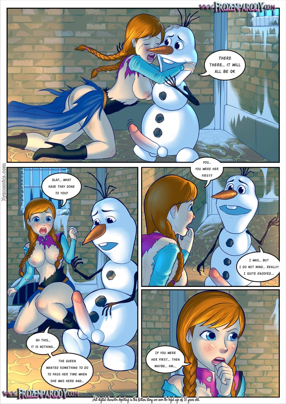 rule-34-porn:  …view all…Frozen Parody Parts 1 - 5[5 Whole Comics - All Fully