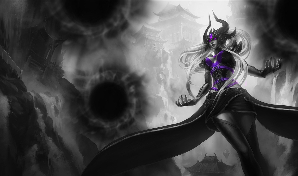 Monochromatic Splash Art: Classic Syndra by AODRG 