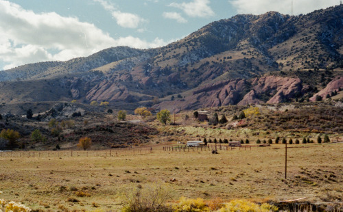 Red Rocks Amphitheater, Colorado.Fuji Superia 400