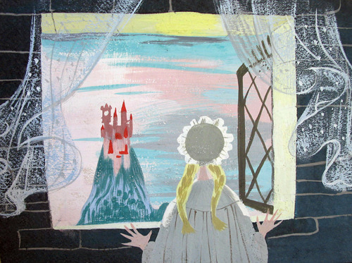 Cinderella Concept Art By Mary Blair.