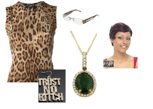 linsdaylohan:steal her look: trust no bitch ladyDolce & Gabbana Leopard Print Top - $1,195Effy J