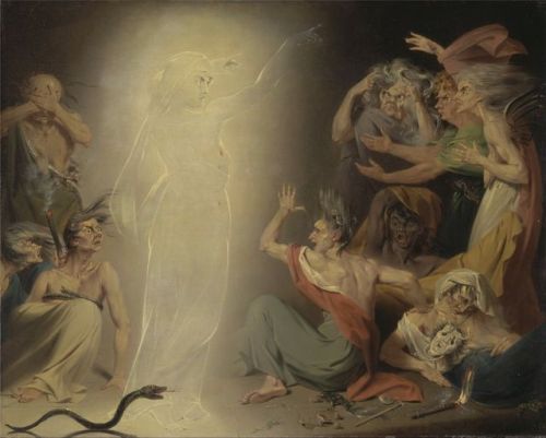 John Downman, The Ghost of Clytemnestra Awakening the Furie, 1781 Nudes &amp; Noises  