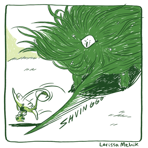 Misadventure May day 8: Grassy Monster Fight, part 1!