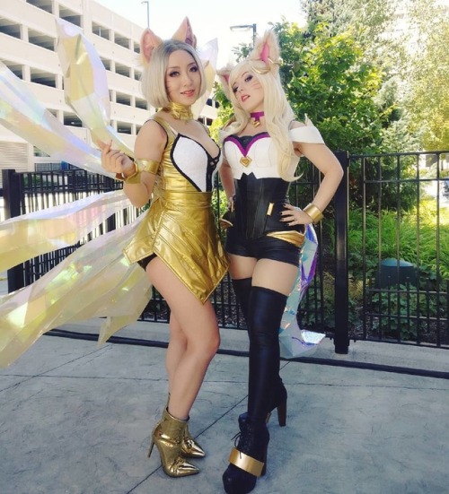 LCS Finals! ⭐ This weekend were in Detroit with an amazing group of cosplayers, and I brought #KDA A