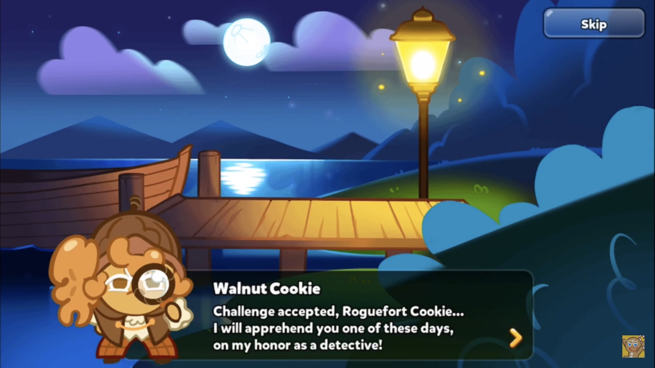 You already know that roguefort cookie would've have done it even