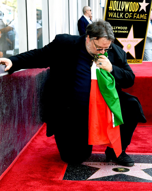 taronegertonn:  GUILLERMO DEL TORO RECEIVES STAR ON HOLLYWOOD WALK OF FAME  Aug 6, 2019 “