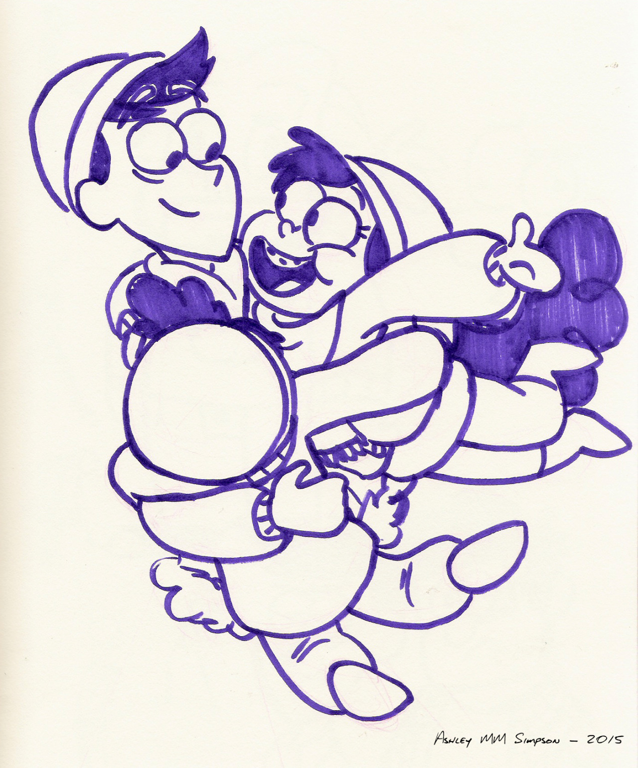 imaginashon:  kiki-kit:  imaginashon:  Some sharpie doodads of Mabel and Dipper and