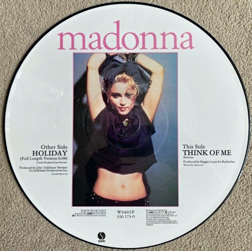 Madonna “Holiday” vinyl picture disc