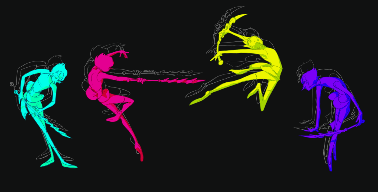 loscomicos:  Some Steven Universe fanart, featuring Pearl aggressively dancing with