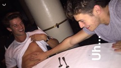 tabloidheat101:  PATRICK SCHWARZENEGGER and GREGG SULKIN 