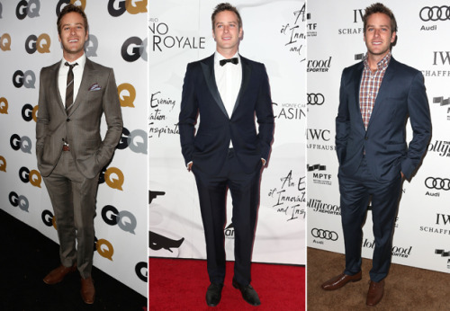 gqfashion:The 25 Most Stylish Men of the Year: Armie Hammer