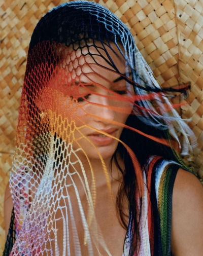 distantvoices:Grace Elizabeth by Eddie Wrey for British Vogue July 2022