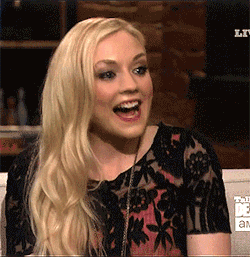 bethylstuff:Smiling even when she’s crying.Emily Kinney is a brave, strong and a beautiful young wom