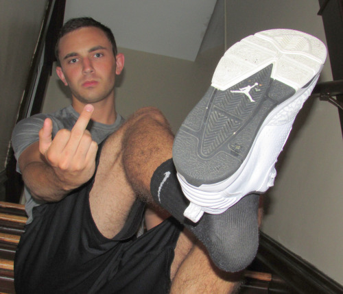 humiliationverbale:  hmggu211111:  Yes sir I’m on it!! I’ll take your shoes and socks off with my mouth!!  How not submit & obey ? So Superior to us, low worms