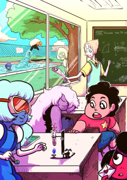 chekhovandowl:  Thanks for joining the livestream!Crystal Gems Academy: Science Class! (PE Class)