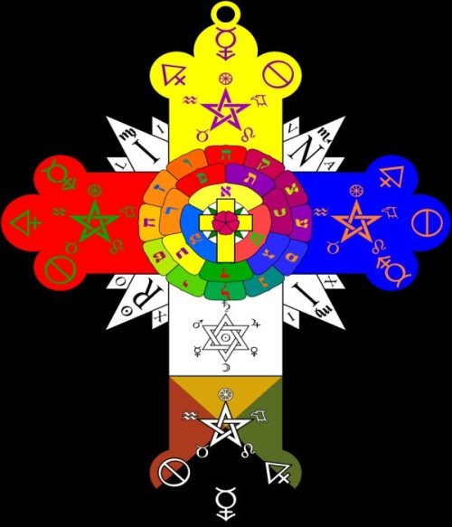 daggers-drawn:normal-horoscopes:NOT TO DUNK ON THE ROSICRUCIANS BUT THE ROSY CROSS IS THE UGLIEST TH